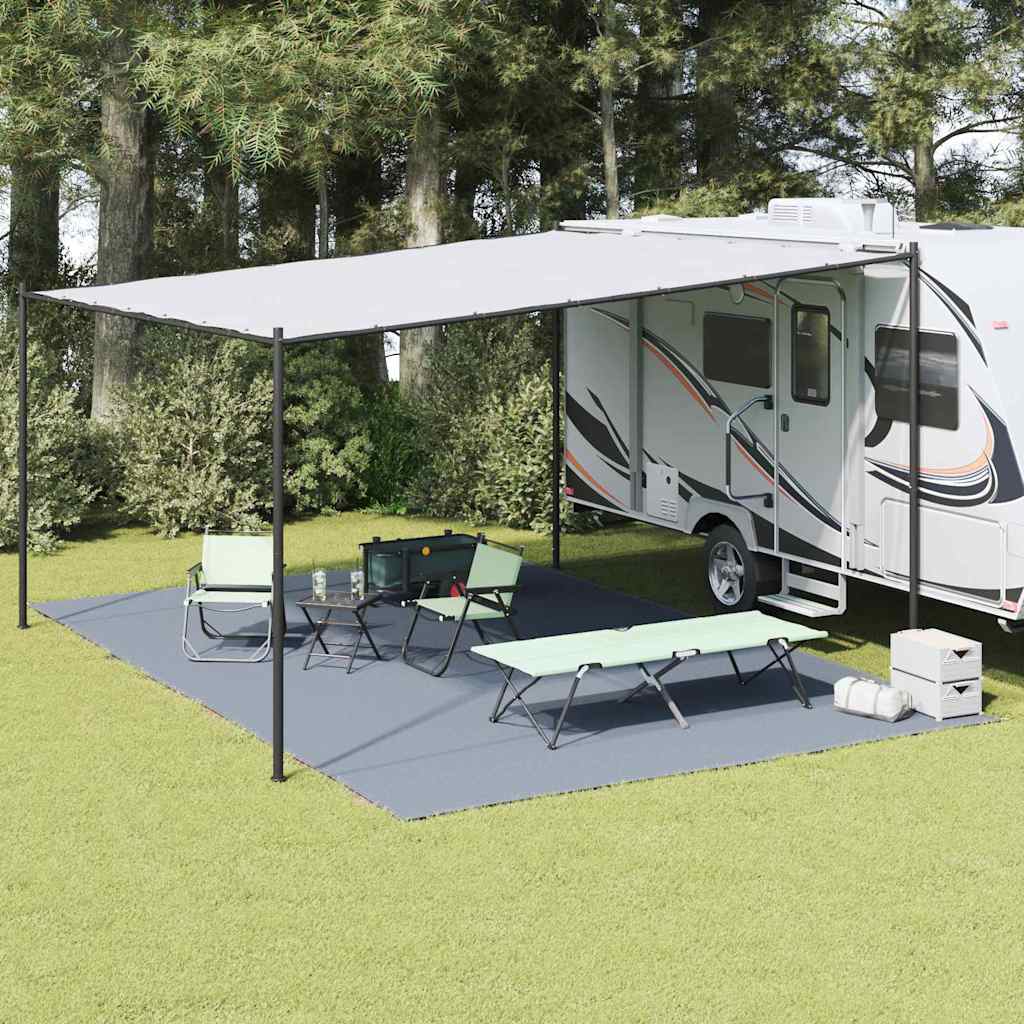 Tenttapijt Blauw en Grijs 600 x 250 cm Polyetheen