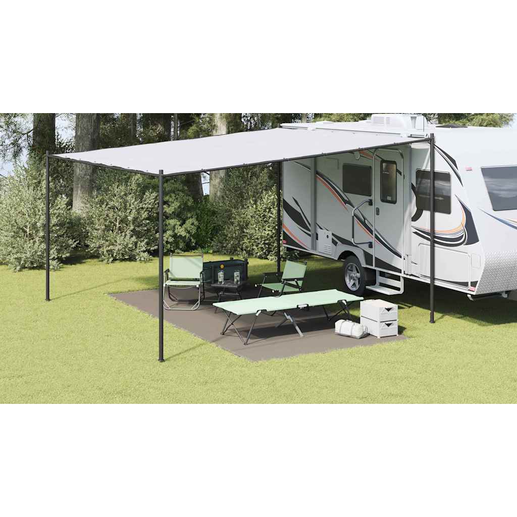 Tenttapijt Lichtgrijs 500 x 250 cm Polyetheen