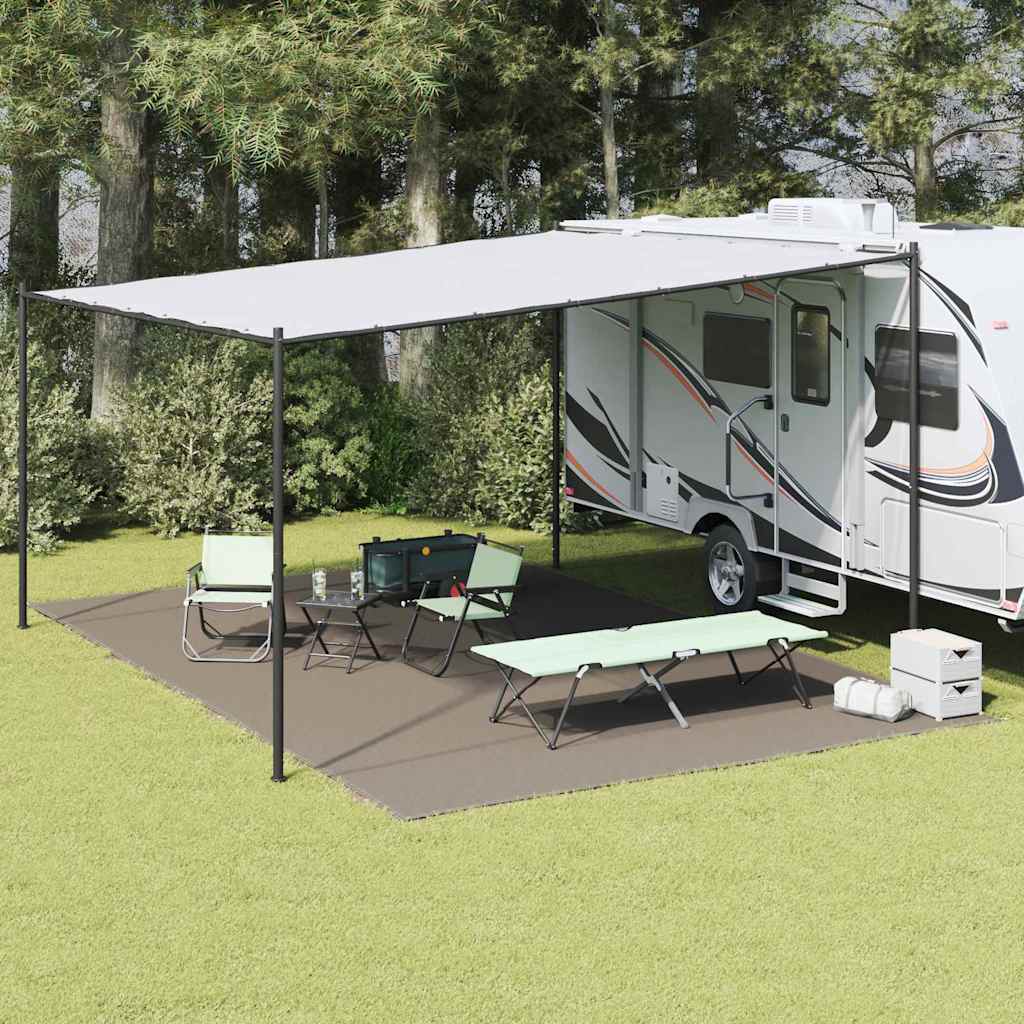 Tenttapijt Lichtgrijs 600 x 400 cm Polyetheen