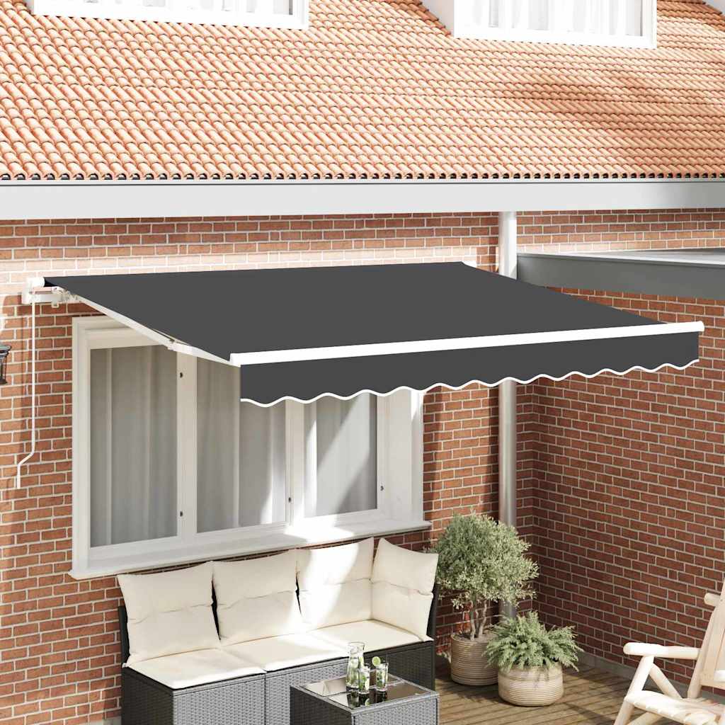 Vervangingsdoek voor zonnescherm Antraciet 330 x 195 cm