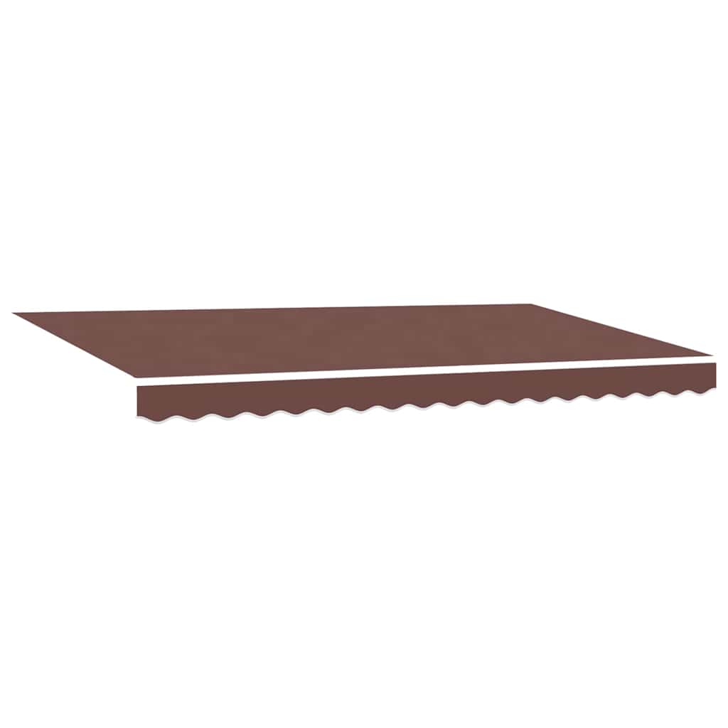 Vervangingsdoek voor zonnescherm Bruin 4 x 2 m Polyester – afbeelding 2