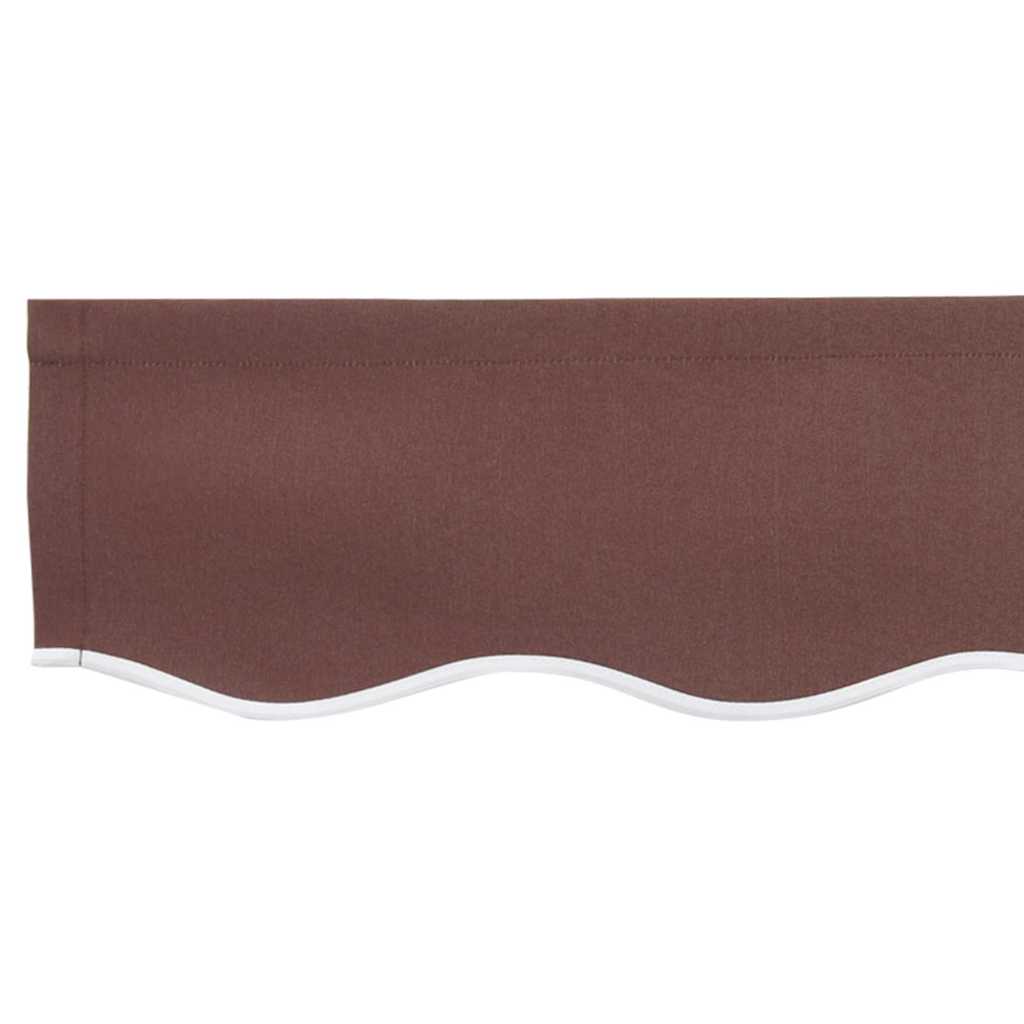 Vervangingsdoek voor zonnescherm Bruin 4 x 2 m Polyester – afbeelding 6