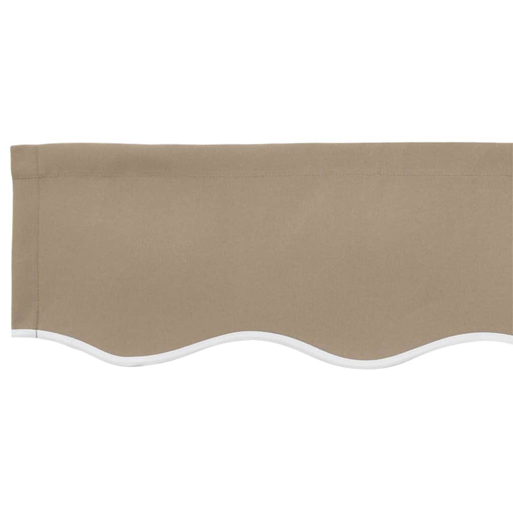 Vervangingsdoek voor zonnescherm Beige 330 x 195 cm Polyester – afbeelding 6