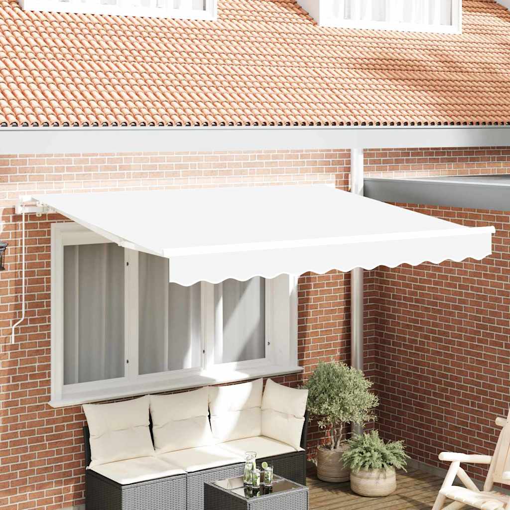 Vervangingsdoek voor zonnescherm Wit 3 x 2 m Polyester – afbeelding 1