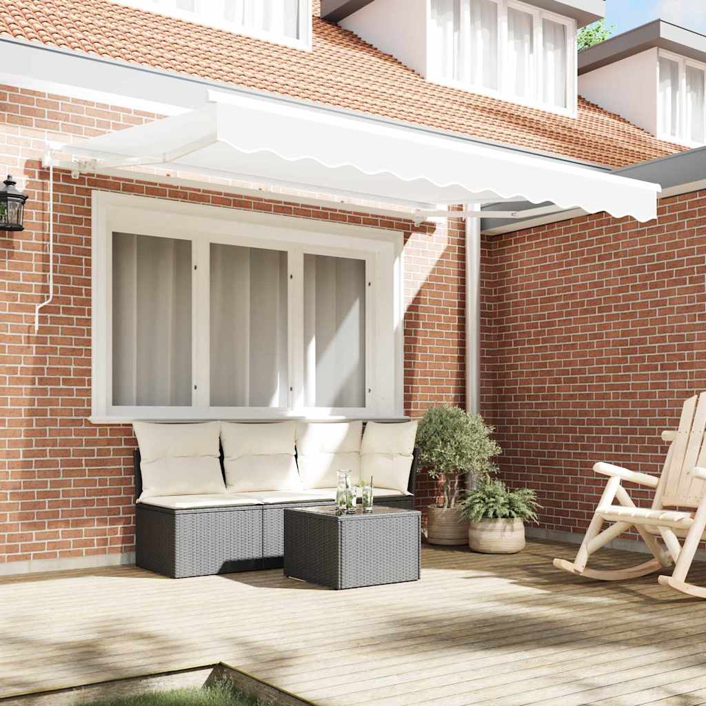 Vervangingsdoek voor zonnescherm Wit 3 x 2 m Polyester – afbeelding 3