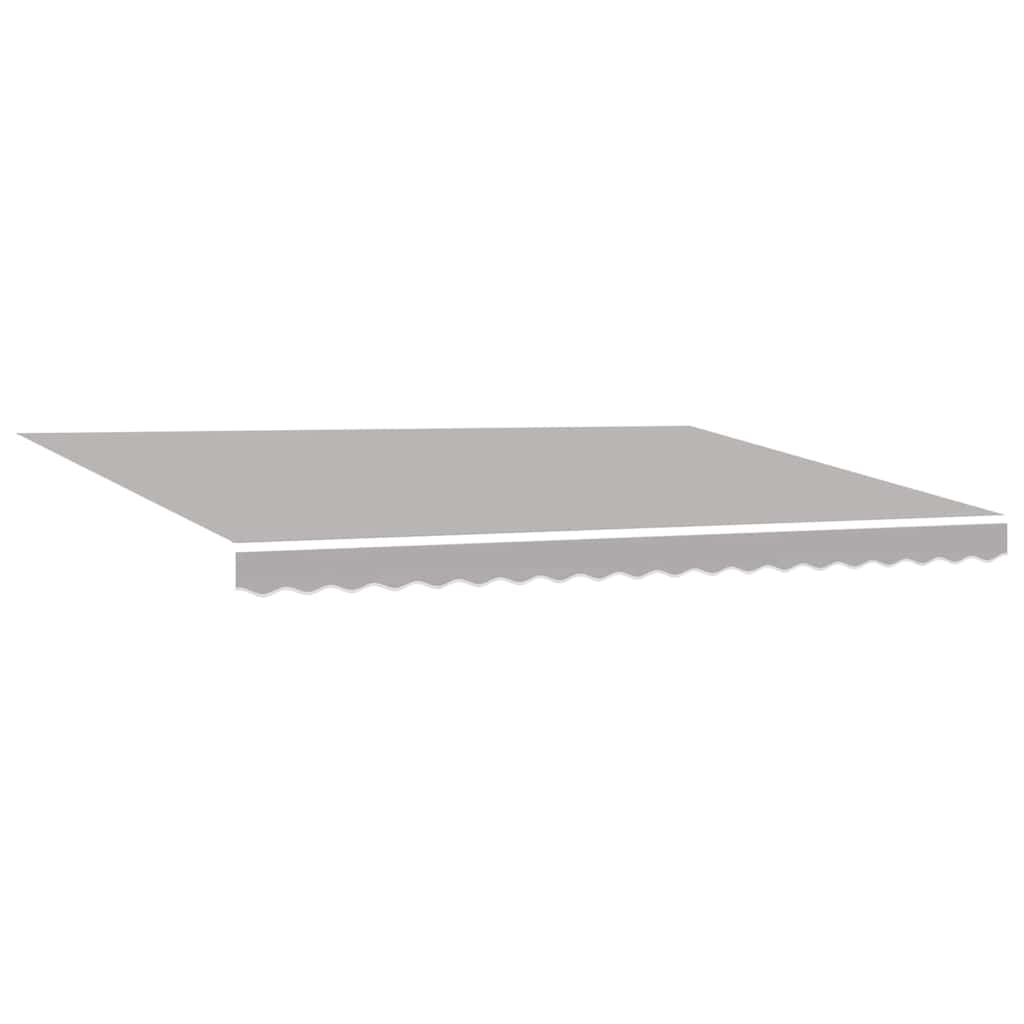 Vervangingsdoek voor zonnescherm Lichtgrijs 4,5 × 3 m Polyester – afbeelding 2