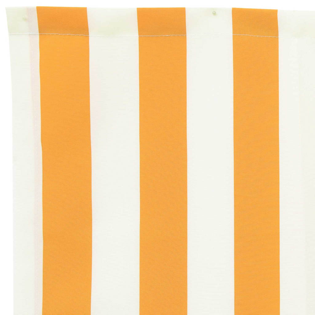 Vervangende markies volant Geel en Wit 2,5 m Polyester – afbeelding 6