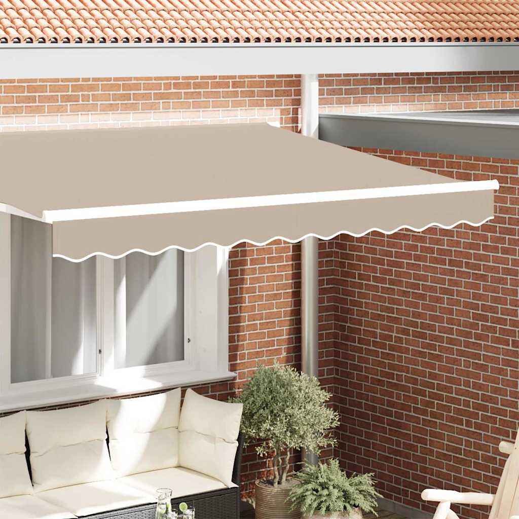 Markies Valance Beige 280 x 20 cm Canvas – afbeelding 1