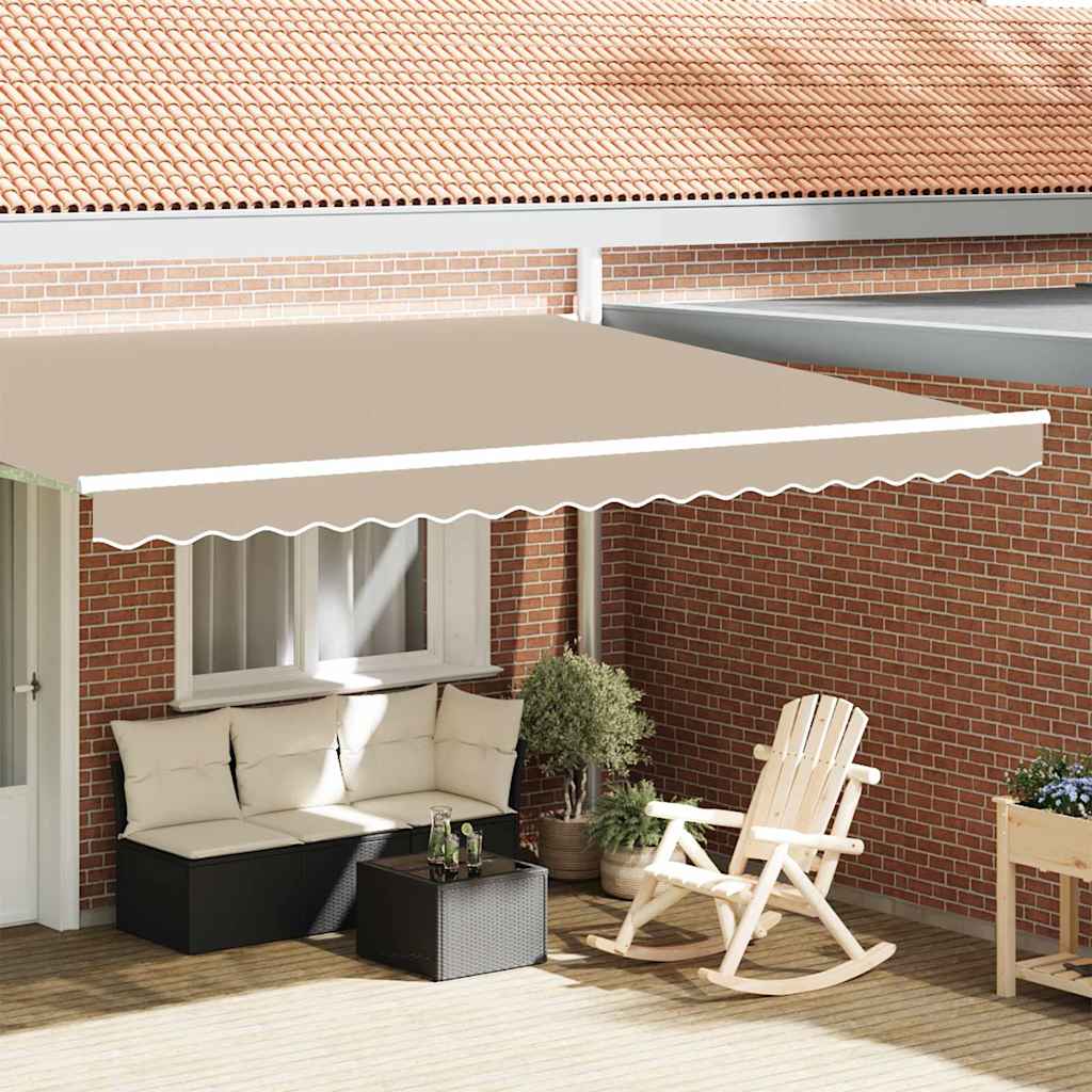Markies Valance Beige 430 x 20 cm Canvas