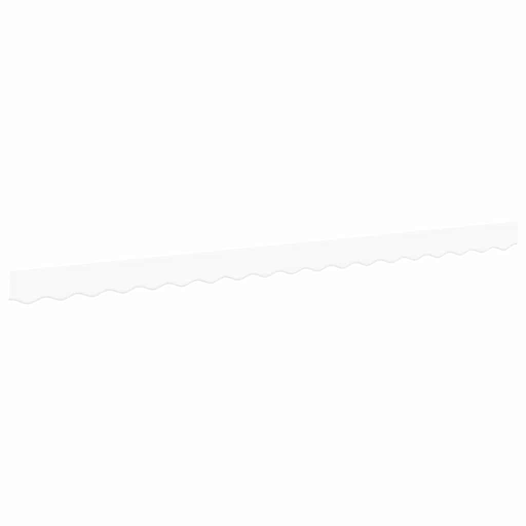 Vervangende markies volant Wit 4 m Polyester – afbeelding 2