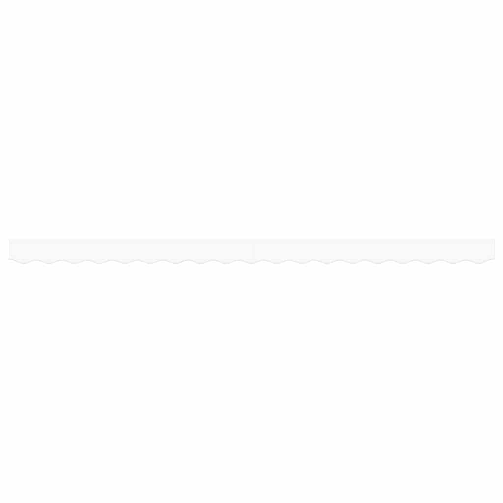 Vervangende markies volant Wit 4 m Polyester – afbeelding 4