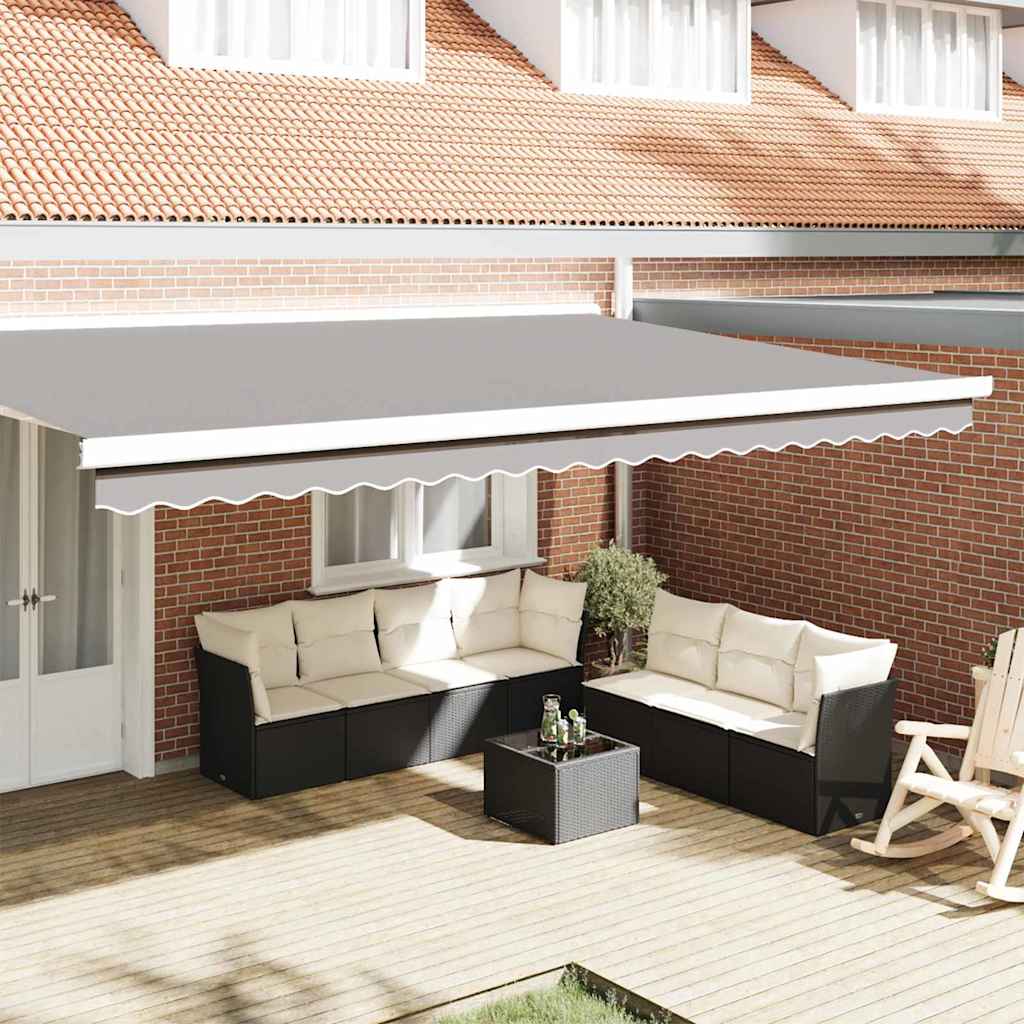 Markies Valance Lichtgrijs 480 x 20 cm Canvas