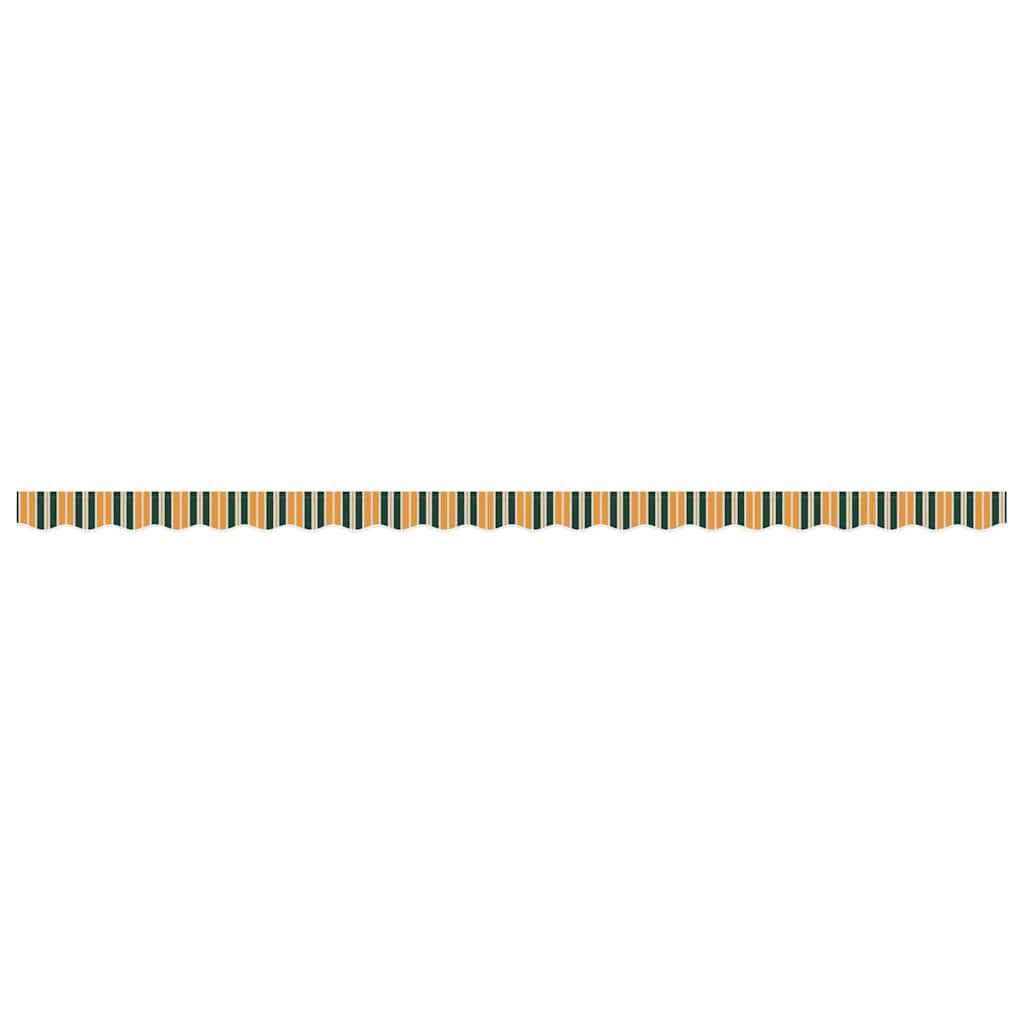 Vervangende markies volant Groen en geel 480 x 20 cm Polyester – afbeelding 4