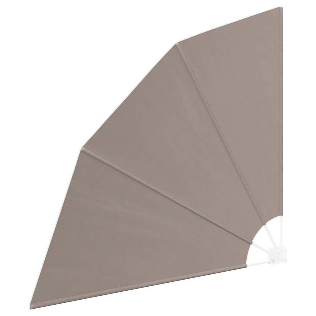 Balkon Privacy Scherm 160 x 160 cm Polyester Taupe – afbeelding 3