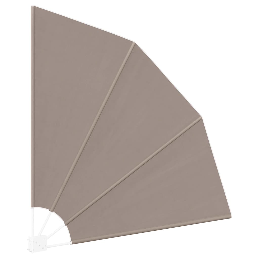 Balkon Privacy Scherm 160 x 160 cm Polyester Taupe – afbeelding 4