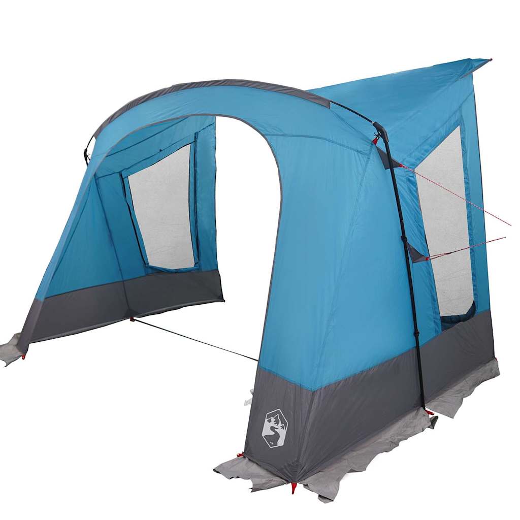 Caravan Tent 3-Persoon met dak Blauw 330 x 252 x 245 cm – afbeelding 2