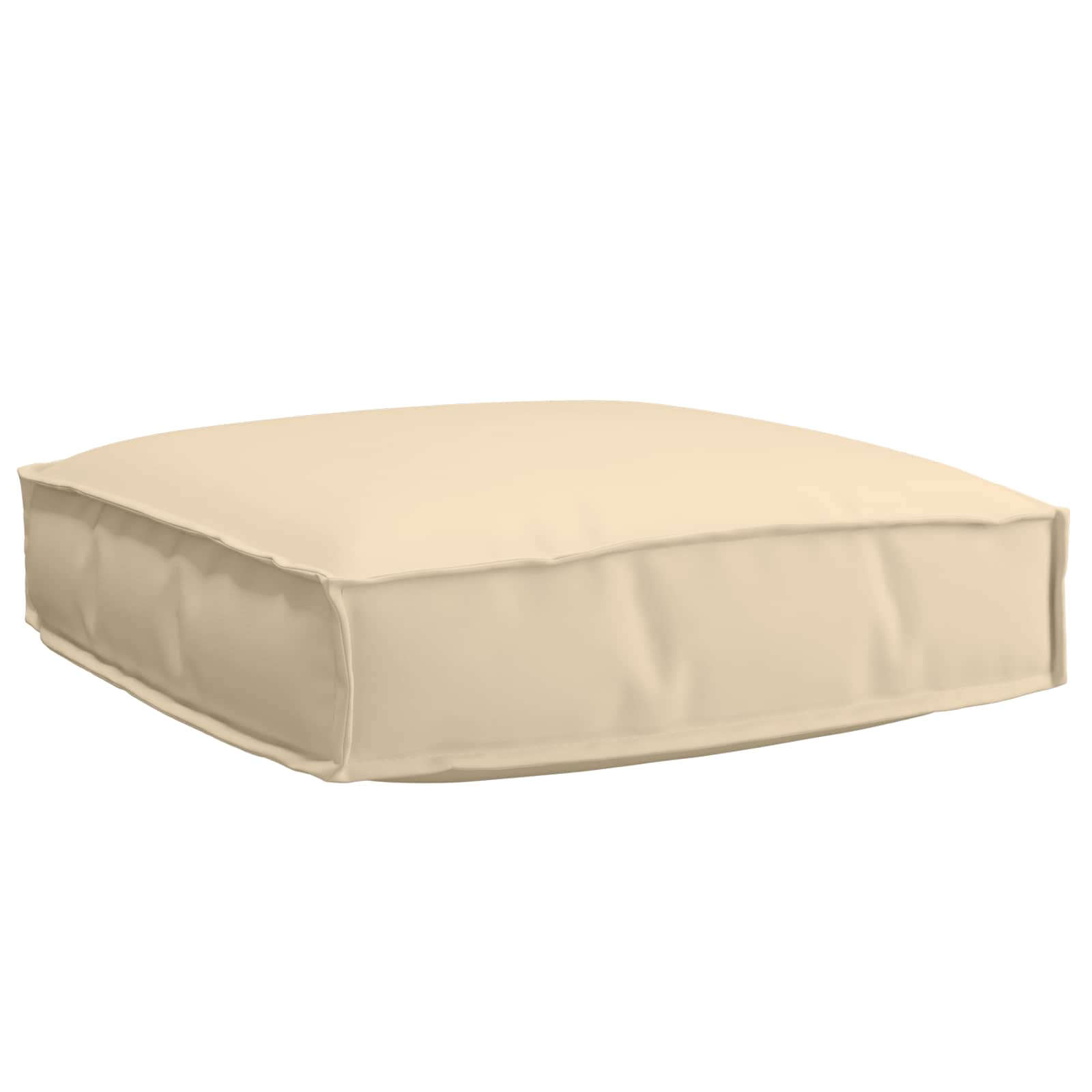 Kussen Beige 60 x 60 x 12 cm Oxford Stof – afbeelding 1