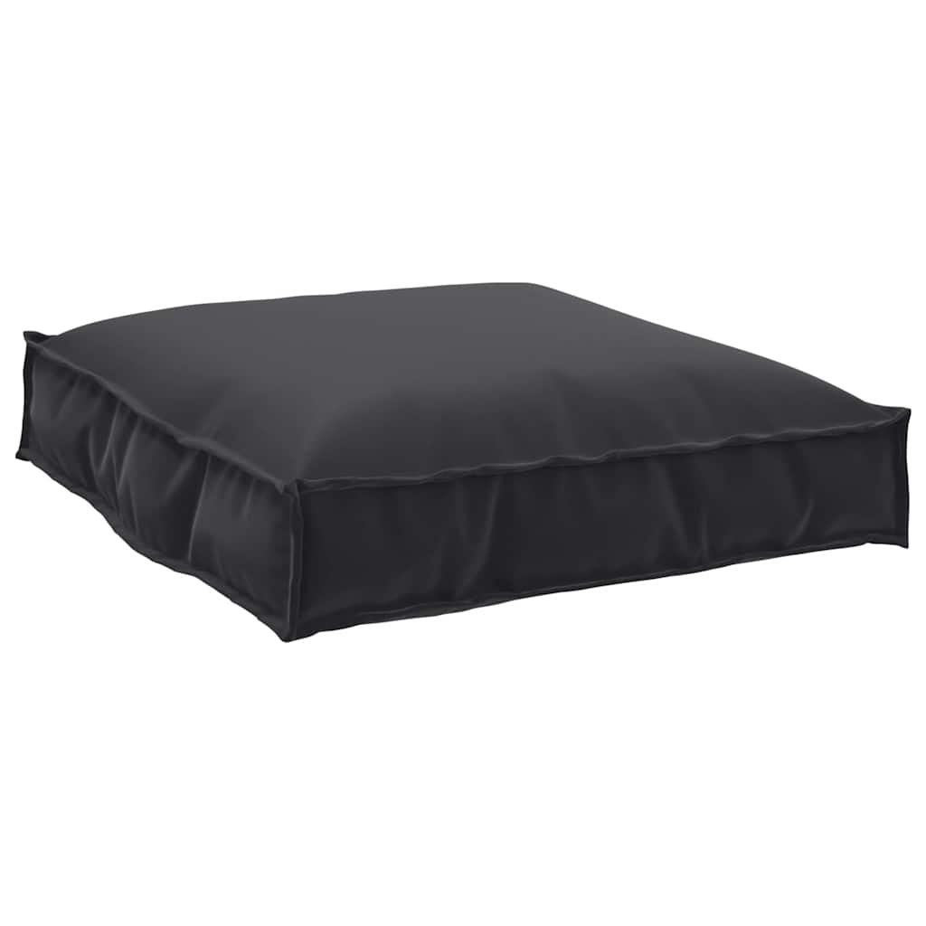 Kussen Zwart 70 x 70 x 12 cm Oxford Stof