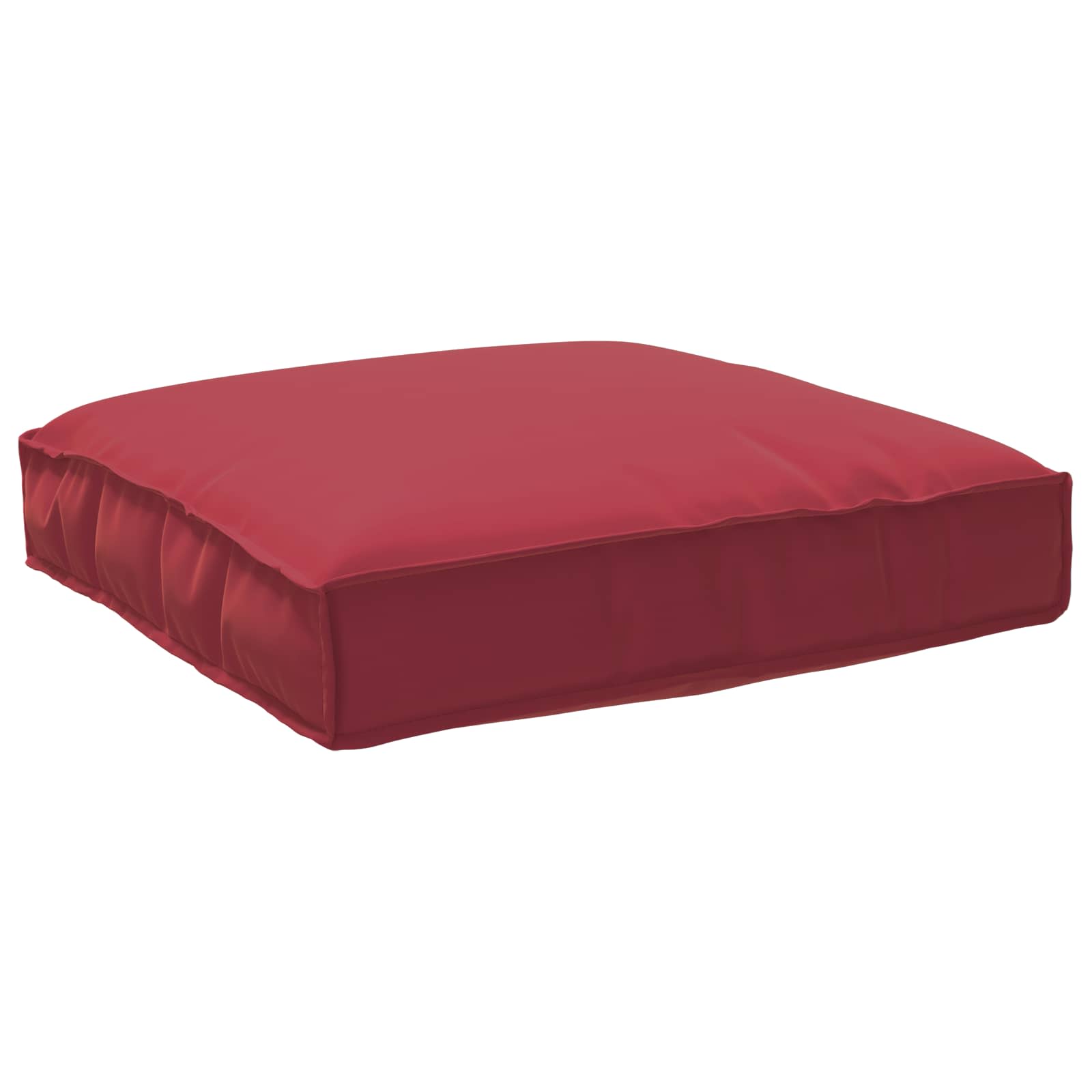 Kussen Wijnrood 80 x 80 x 12 cm Oxford Stof