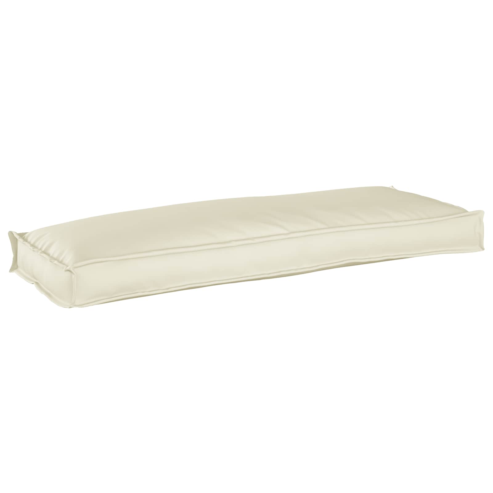 Kussen Crème 110 x 40 x 8 cm Oxford Stof