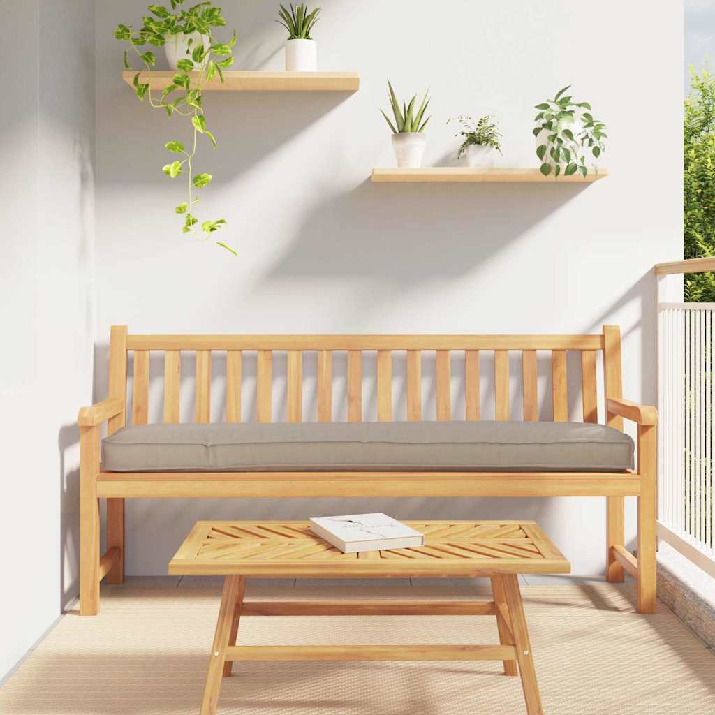 Palet Kussen Taupe 200 x 40 x 8 cm Oxford Stof