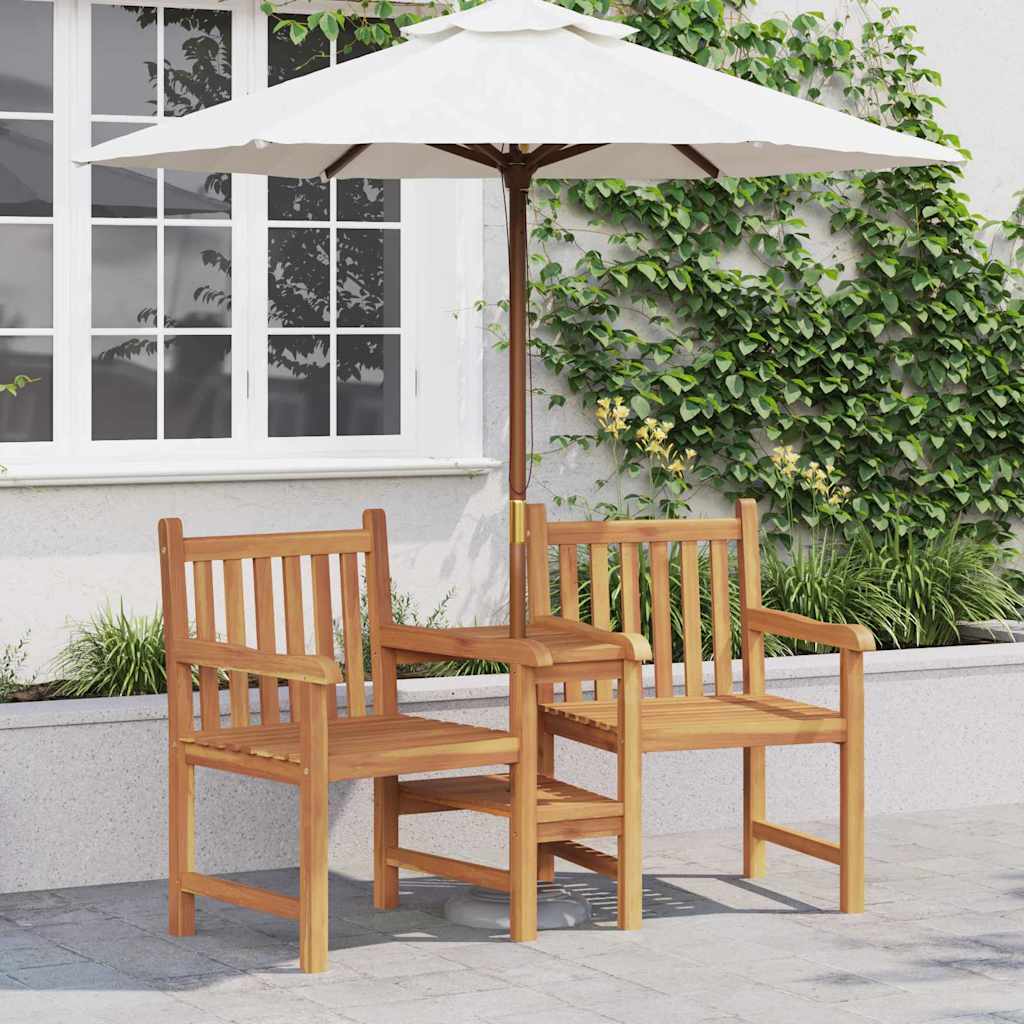 Tuin Outdoor Stoelen 152 x 63 x 89 cm Massief Teakhout – afbeelding 1
