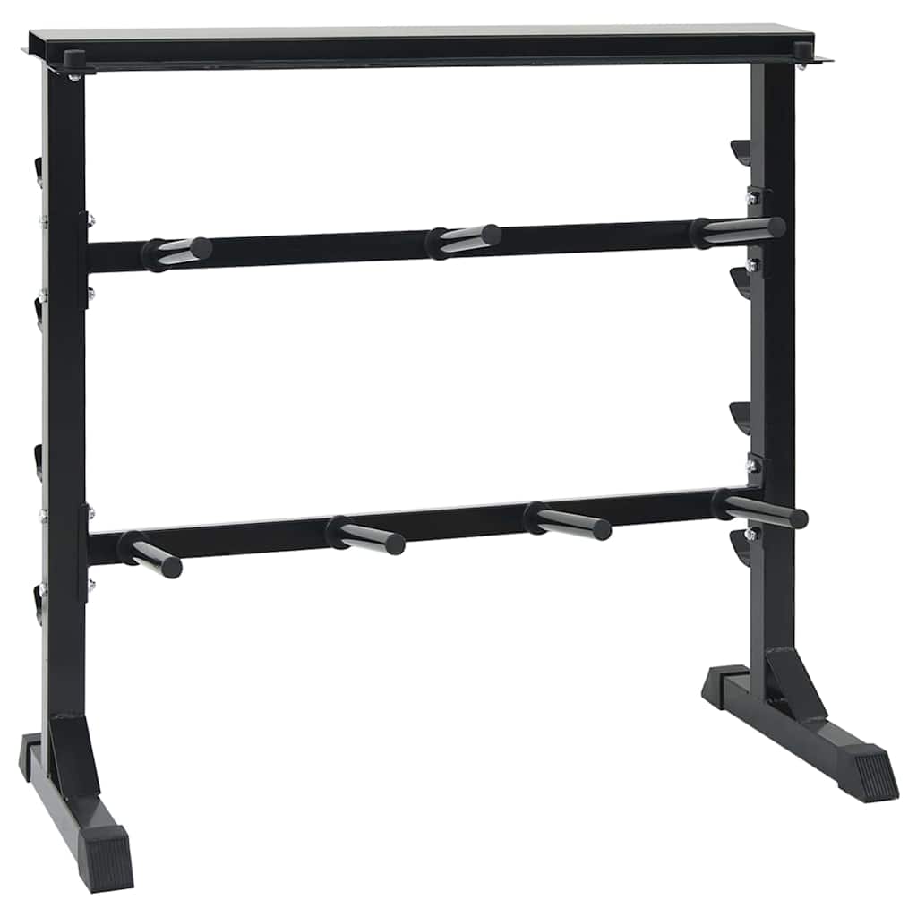 Halterrek Zwart 99 x 45 x 95,5 cm Gepoedercoat staal