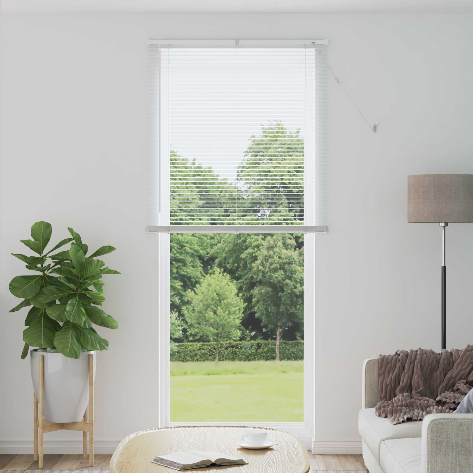 Venetiaanse Blind Wit 213 x 70 cm PVC