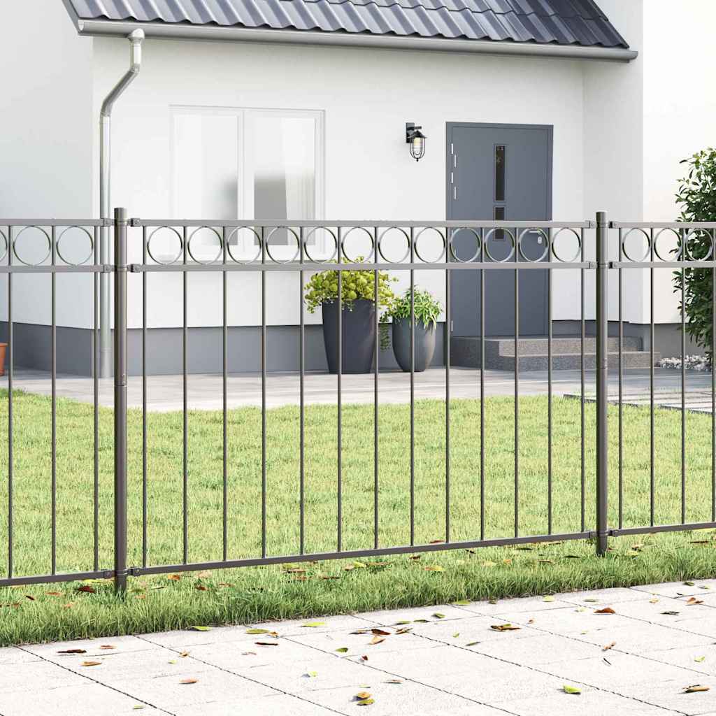 Hecelement ASSEN Grijs 170 x 150 cm Staal – afbeelding 1