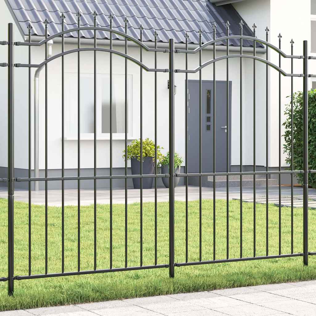 Tuinhek Woerden Grijs 240 x 215 cm Poedergecoat staal – afbeelding 1