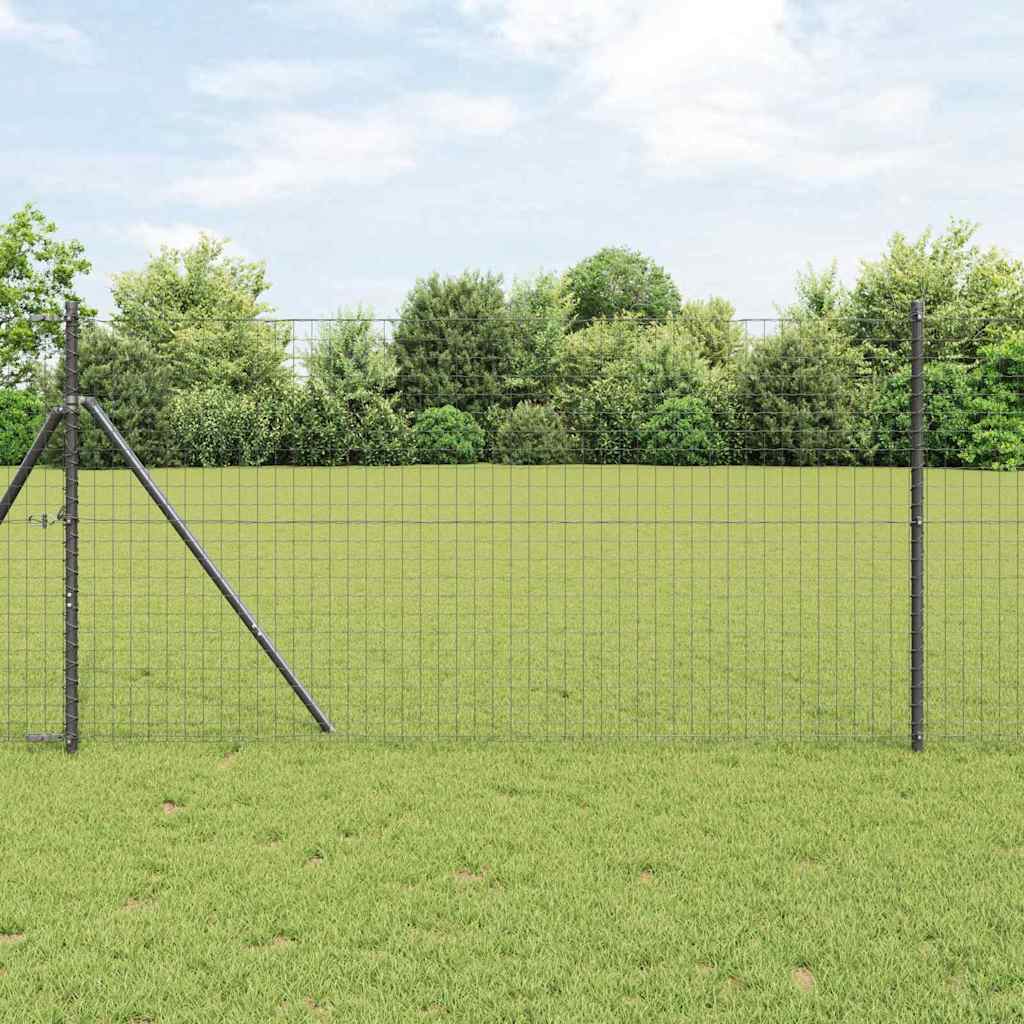 Euro Hek Grijs 1 x 25 m PVC-gecoat ijzer