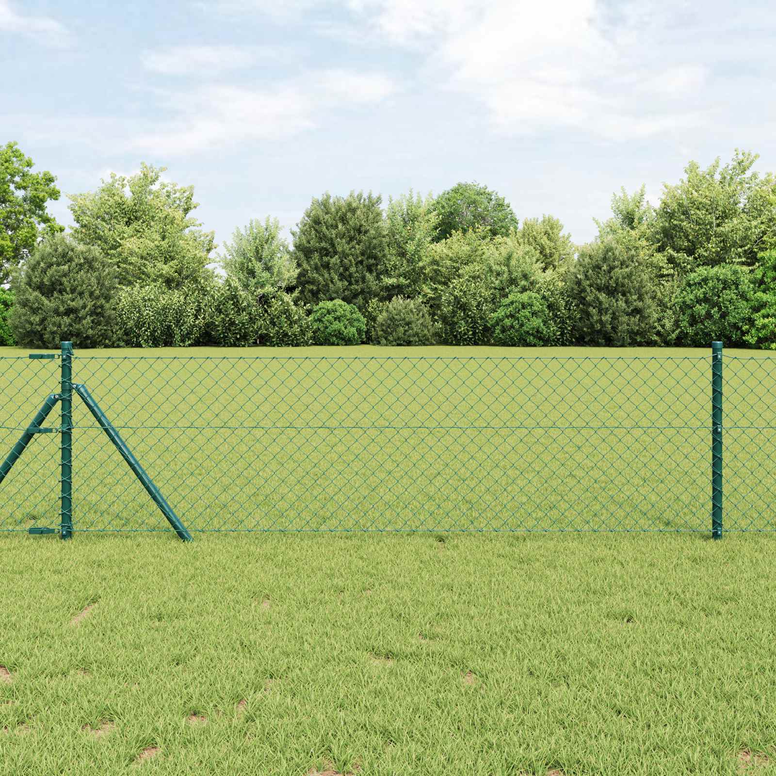 Kettenschakelhek Groen