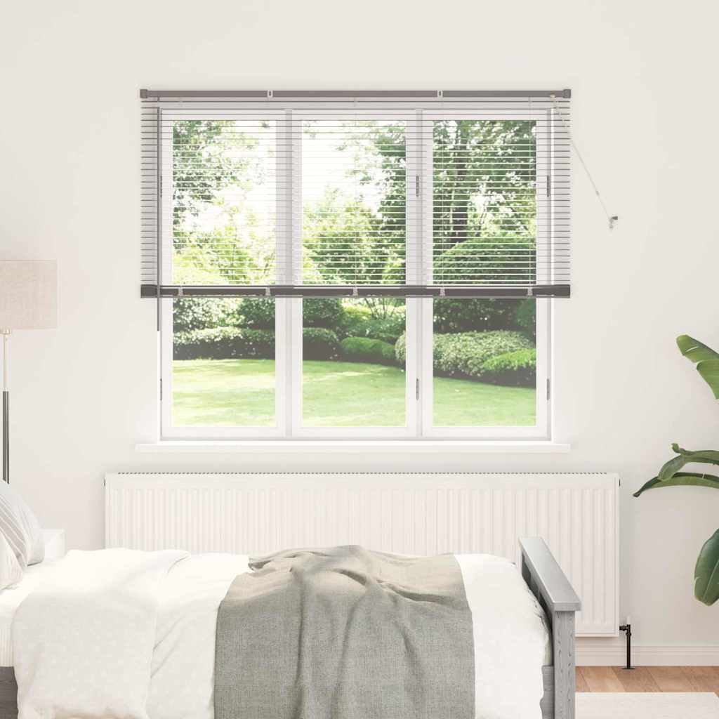 Venetiaanse Jaloezieën Zilver 175 x 155 cm Aluminium – afbeelding 1