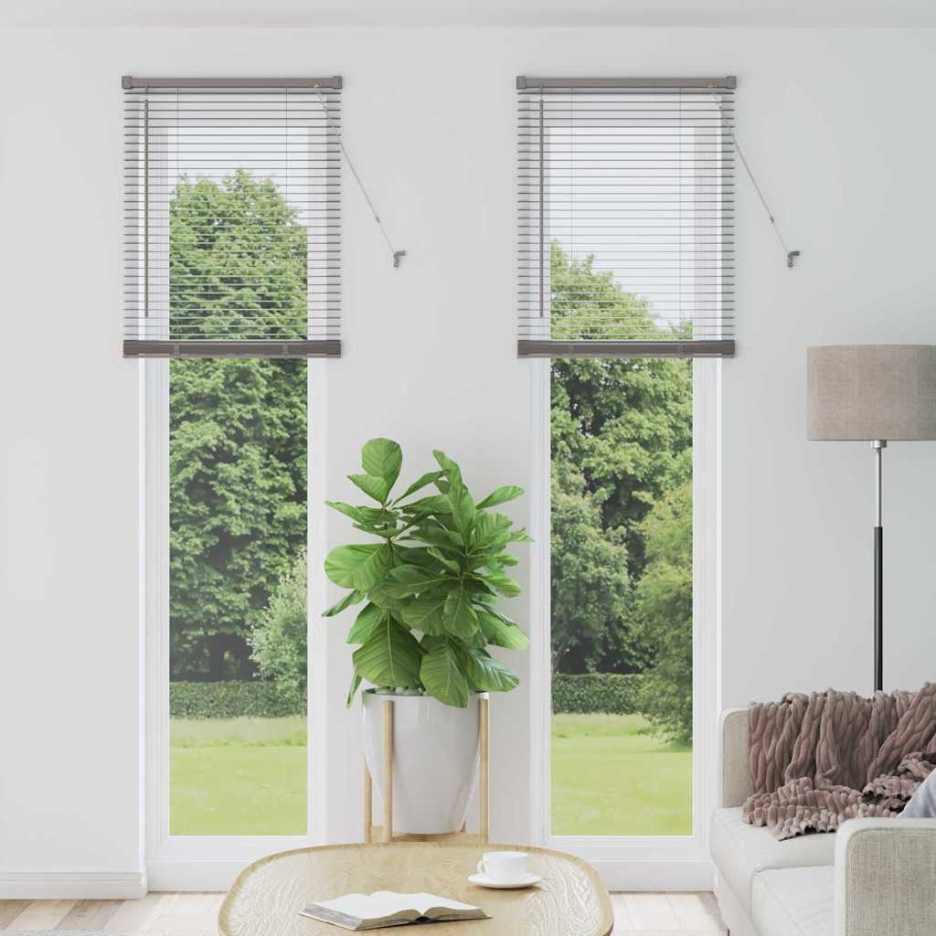 Venetiaanse Jaloezieën Zilver 220 x 55 cm Aluminium – afbeelding 1
