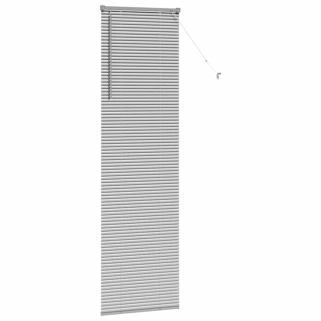 Venetiaanse Jaloezieën Zilver 220 x 60 cm Aluminium – afbeelding 5