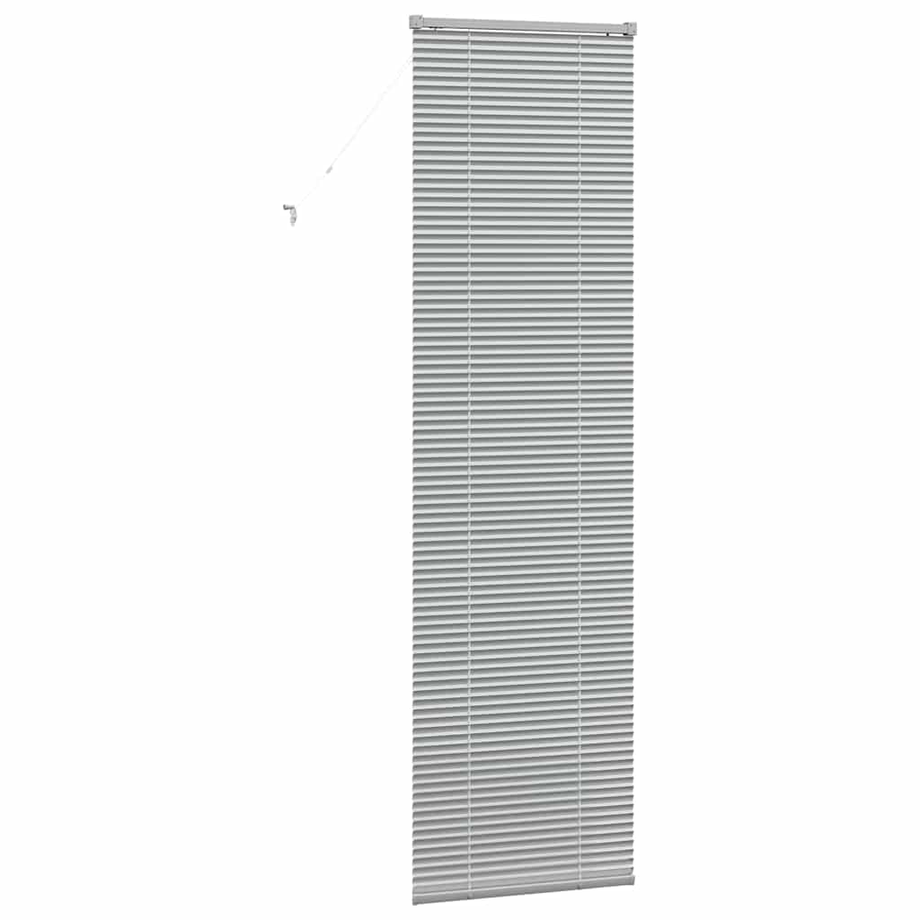 Venetiaanse Jaloezieën Zilver 220 x 60 cm Aluminium – afbeelding 7