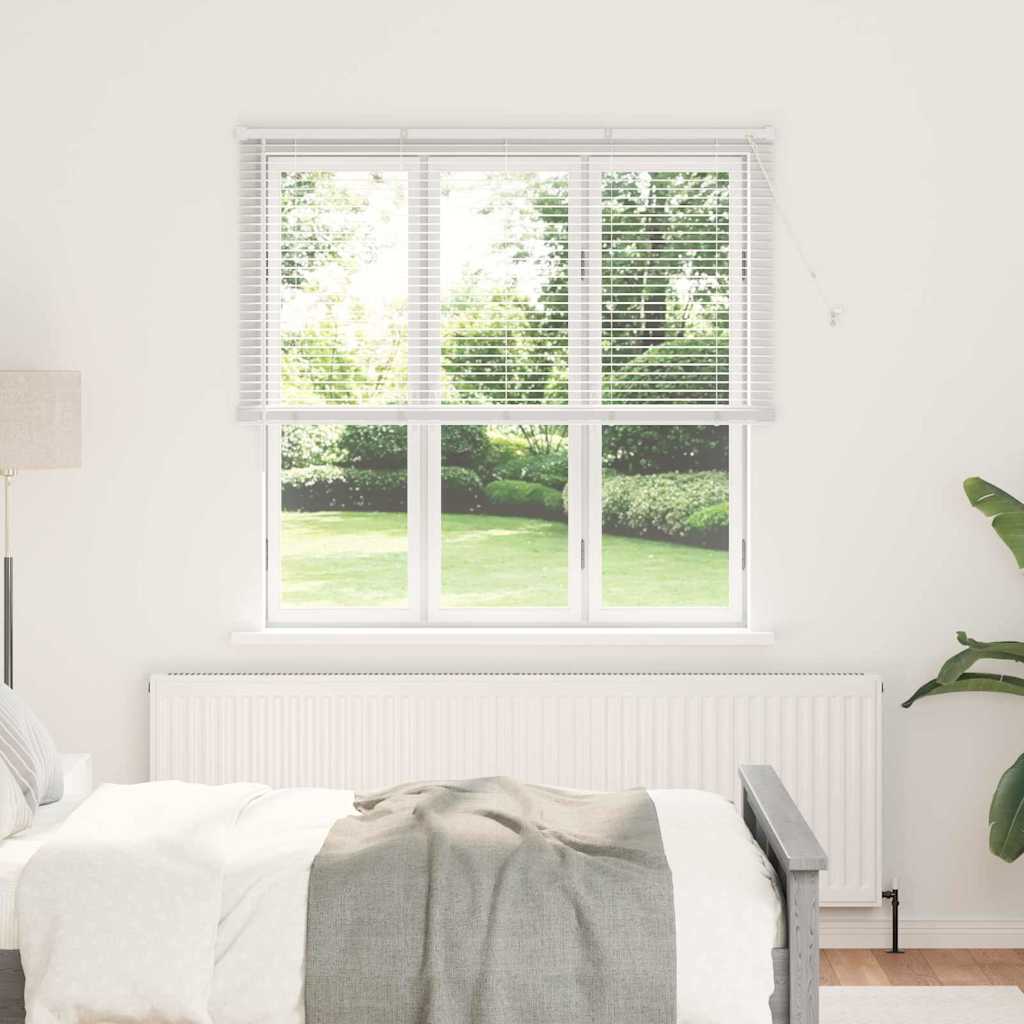 Venetiaanse Jaloezieën Wit 175 x 140 cm Aluminium – afbeelding 1