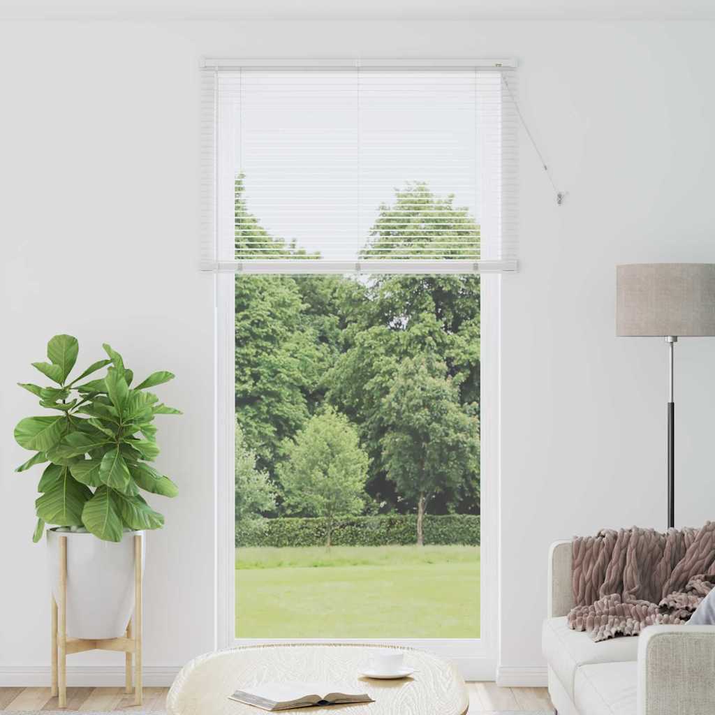 Venetiaanse Jaloezieën Wit 220 x 115 cm Aluminium