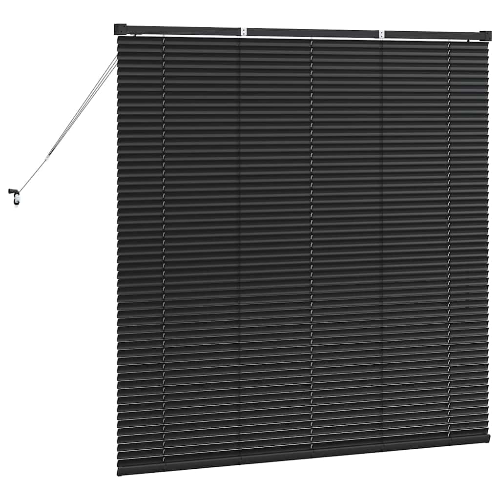 Venetiaanse jaloezieën Zwart 130 x 130 cm Aluminium – afbeelding 7