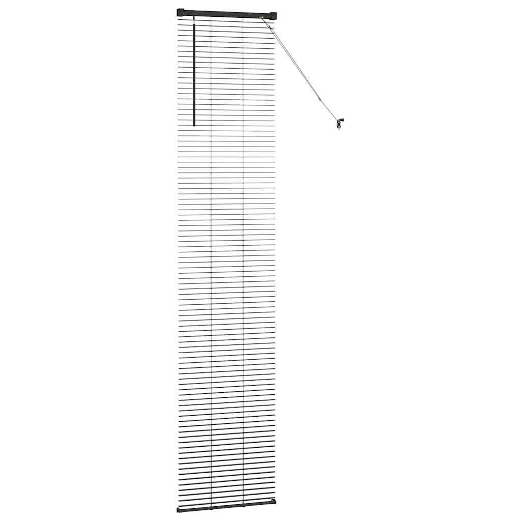 Venetiaanse Jaloezieën Zwart 220 x 40 cm Aluminium – afbeelding 6