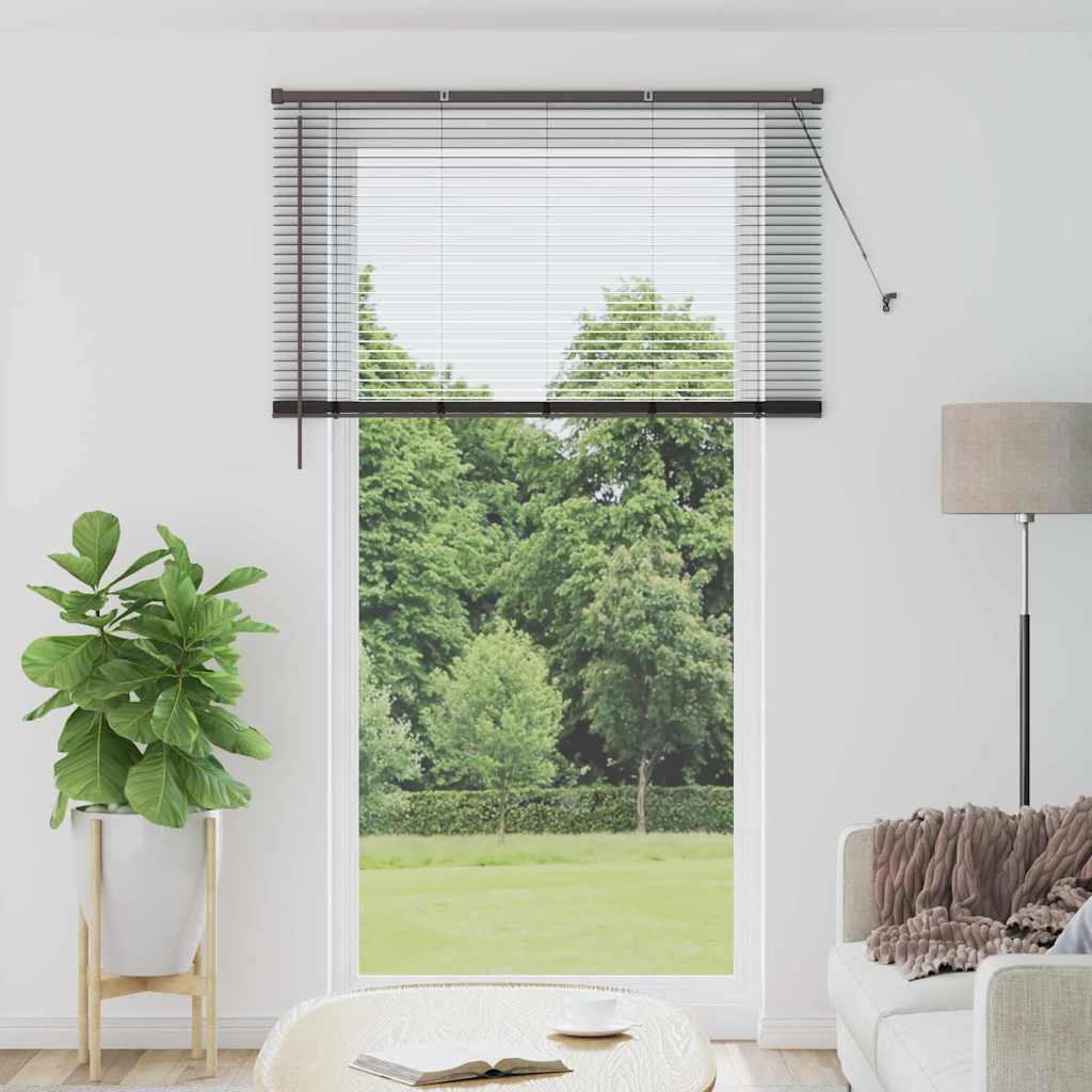 Venetiaanse Jaloezieën Zwart 220 x 135 cm Aluminium