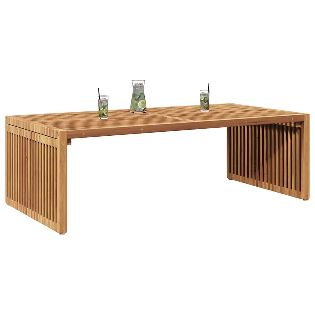Tuin Bijzettafel Bruin 110 x 55 x 35,5 cm Massief Teakhout – afbeelding 3
