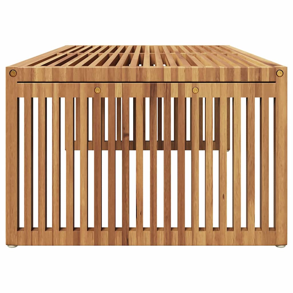 Tuin Bijzettafel Bruin 110 x 55 x 35,5 cm Massief Teakhout – afbeelding 6