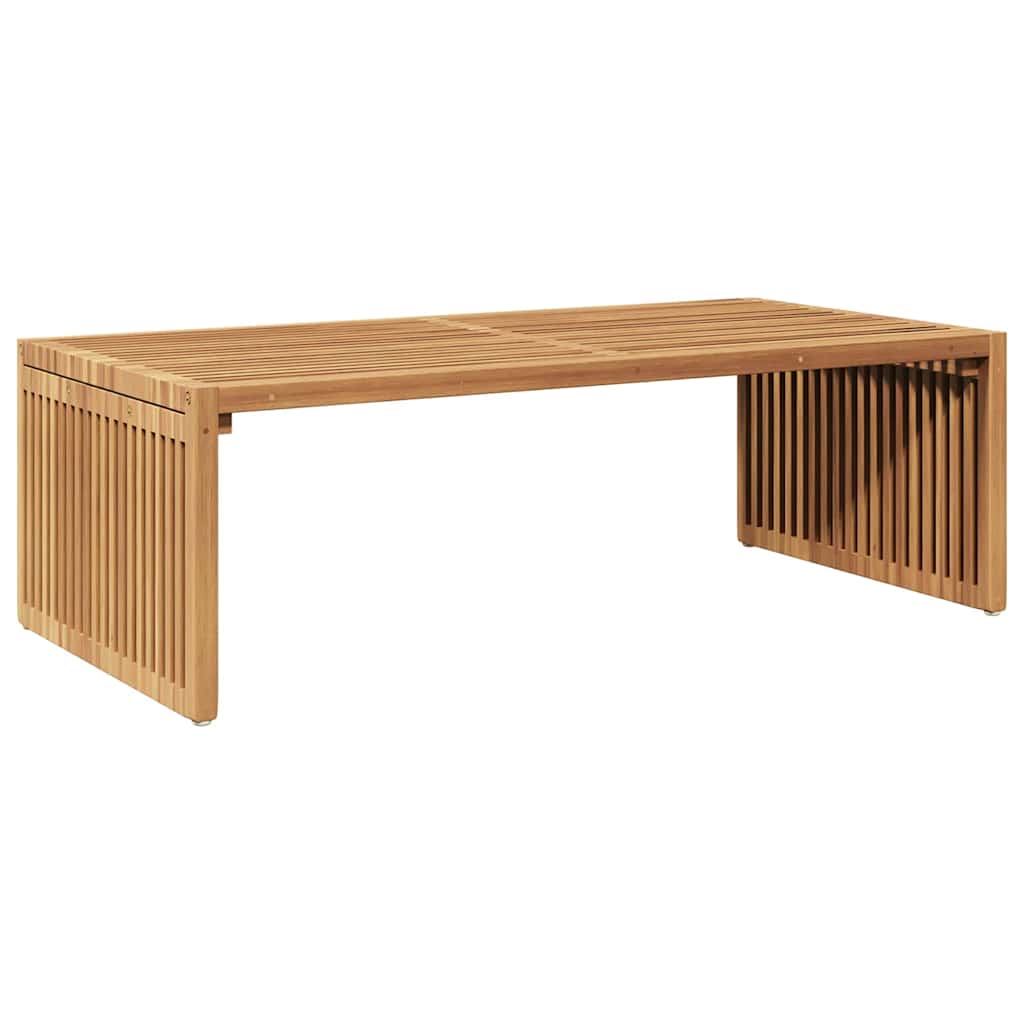 Tuin Bijzettafel Bruin 110 x 55 x 35,5 cm Massief Teakhout – afbeelding 7
