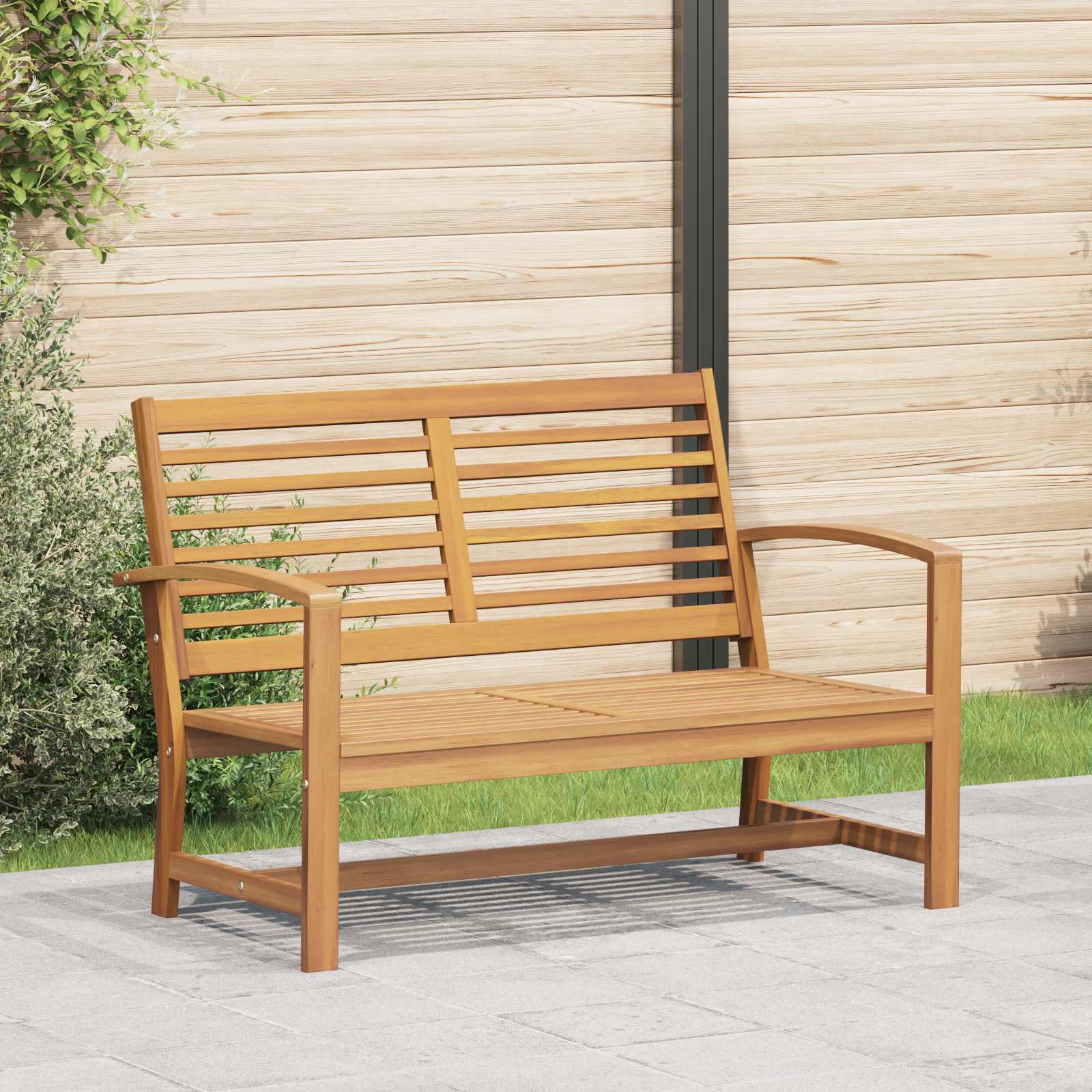 Bank Bruin 110 x 65 x 76,5 cm Massief Teakhout