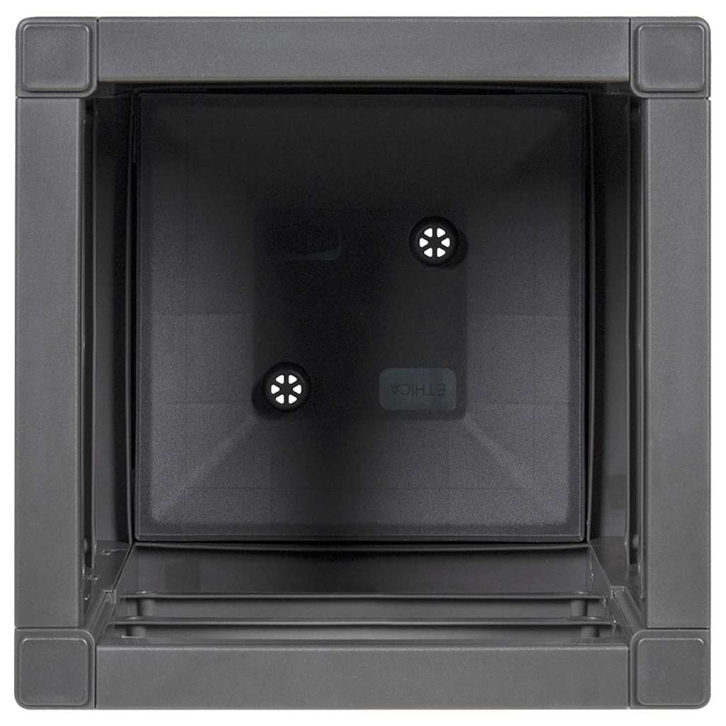 Tuinbloembak Donkergrijs 36 x 36 x 35 cm PP – afbeelding 5