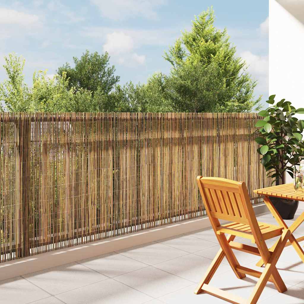 Bamboehek Naturel 600 x 125 cm Bamboe