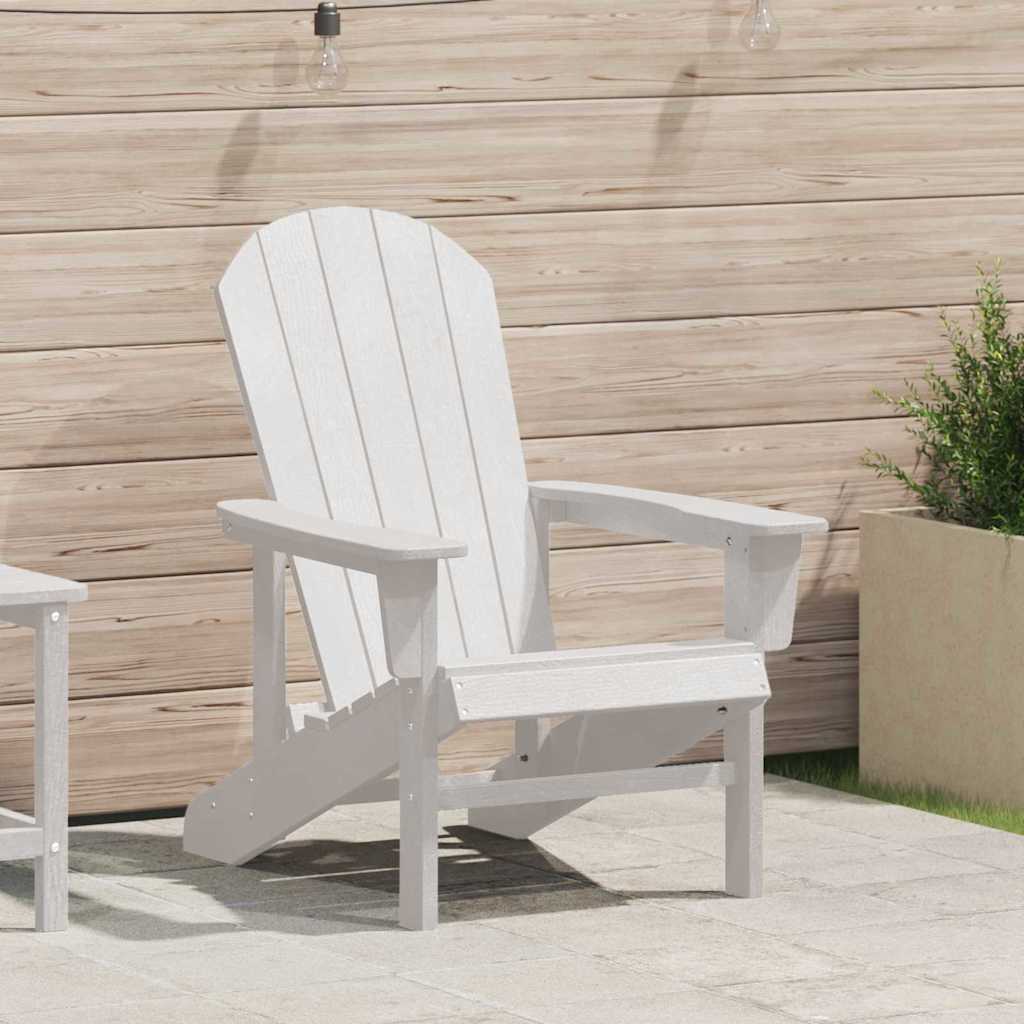 Adirondack-stoel Wit 82 x 74 x 92 cm HDPE – afbeelding 1