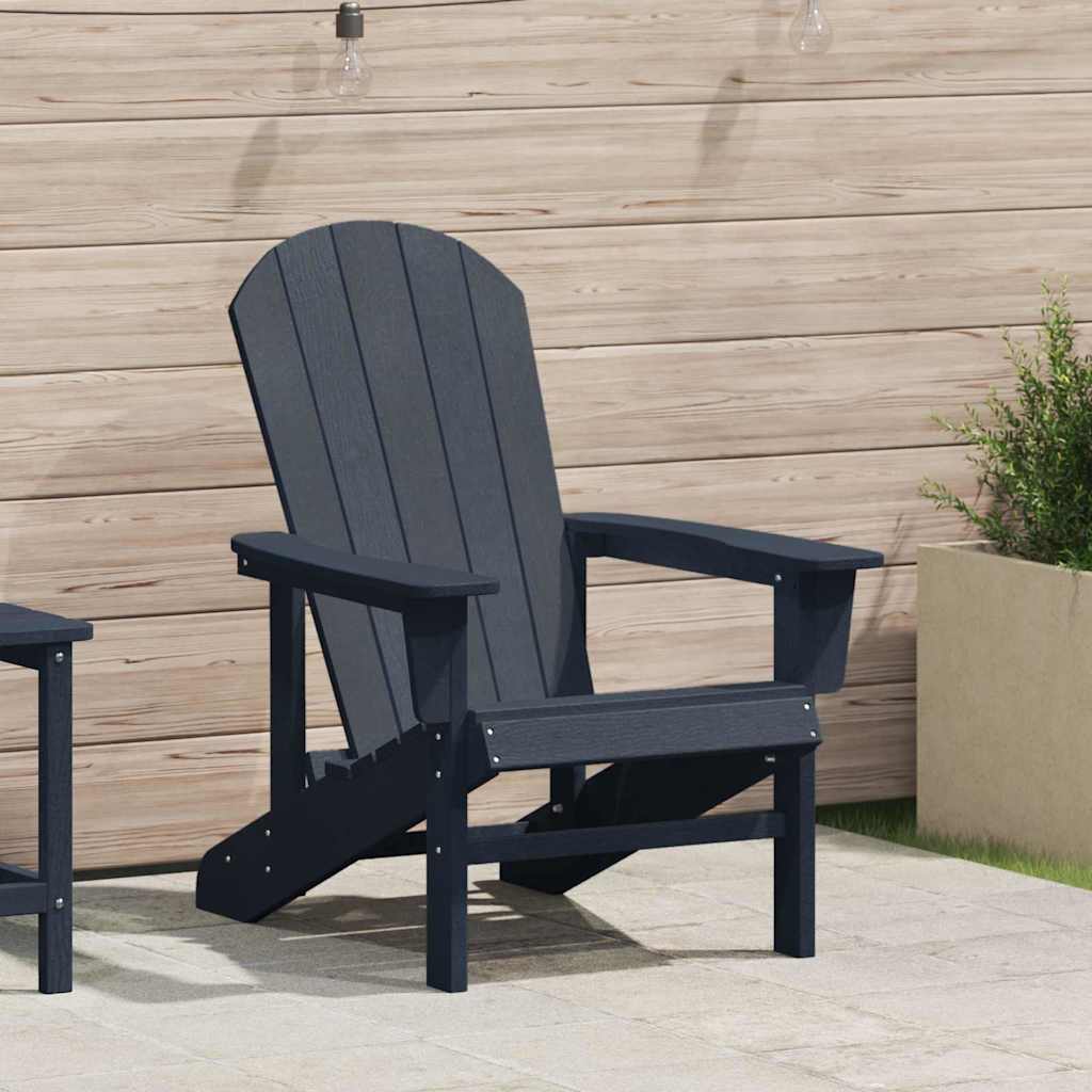 Adirondack-stoel Marineblauw 82 x 74 x 92 cm HDPE