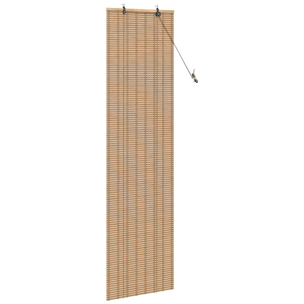 Rolgordijn met gordijnen Natuur 60 x 220 cm Bamboe – afbeelding 4